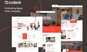 Codesk – Coworking Space HTML Template