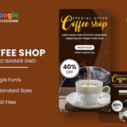 Coffee Shop Animated Banner Google Web Designer