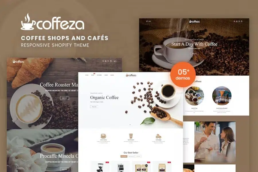 Coffeza – Coffee Shops and Cafés Responsive Shopify Theme