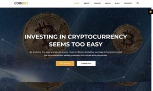 CoinJet – Bitcoin & Crypto Currency HTML Template