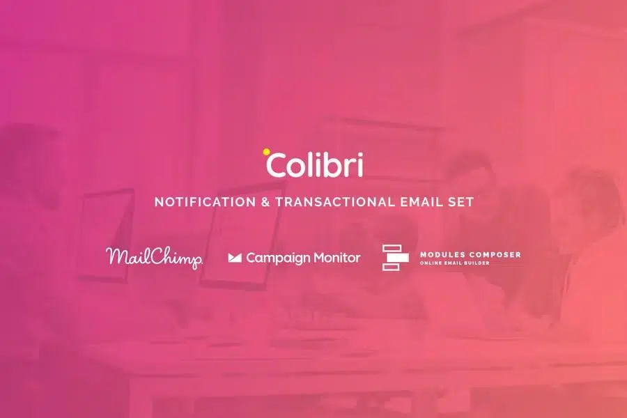 Colibri – Notification & Transactional Email Templates with Online Builder