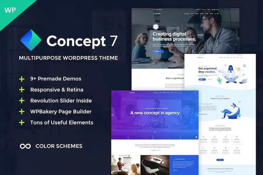 Concept Seven – Responsive Multipurpose WordPress Theme