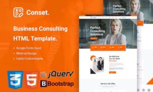 Conset – Business Consulting HTML5 Template