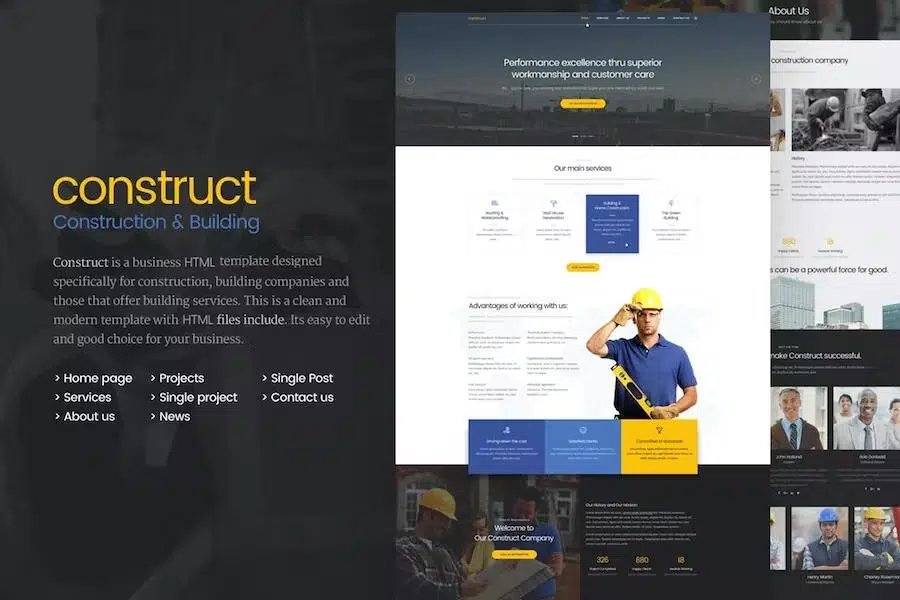 Construct – Construction & Building HTML5 Template