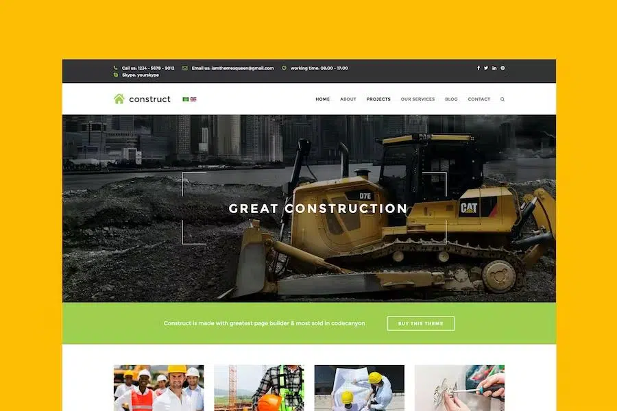Construct – Construction Joomla Template