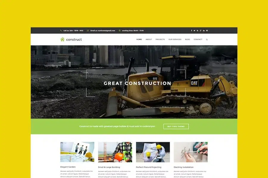 Construct – Construction & Business WordPress Theme