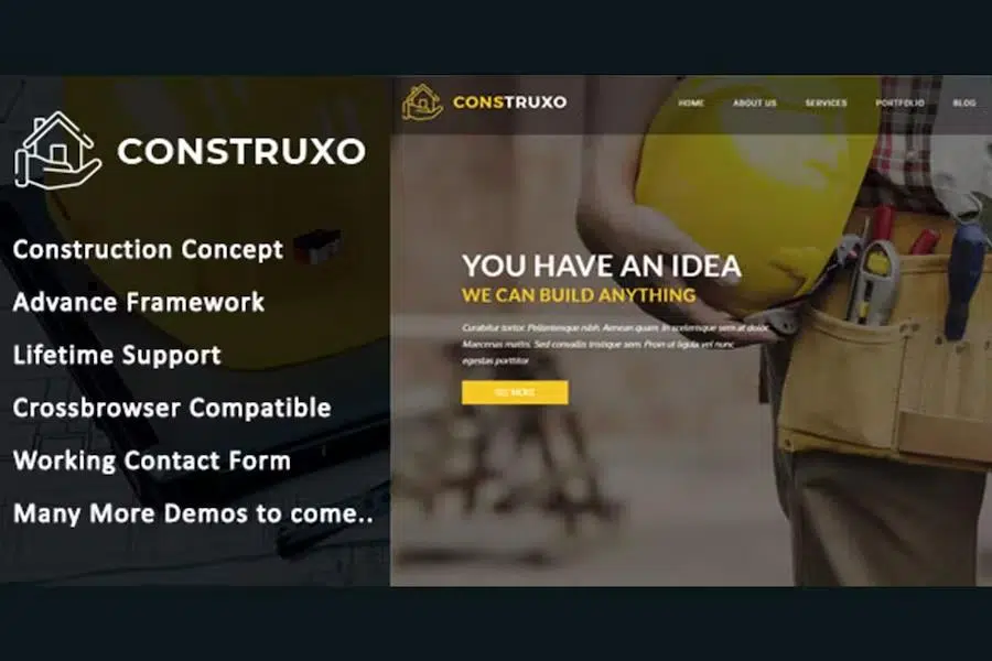 Construxo – Construction HTML Template