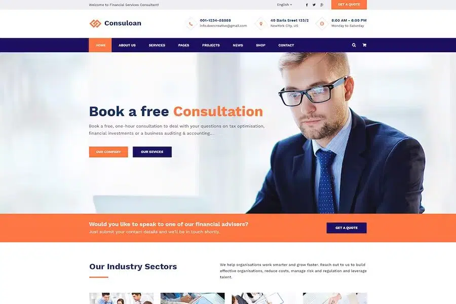 Consuloan – Multipurpose Consulting HTML Template