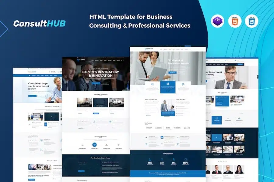 Consult HUB – Business Consulting and Professional Services HTML Template