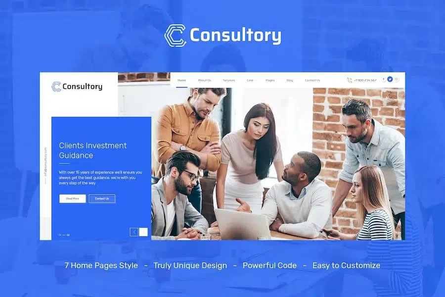 Consultory – Multiuse Business, Finance, Industrial Template