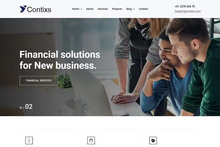 Contixs – Business Consulting HTML Template