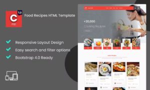 Cook Note – Food Recipes HTML Template