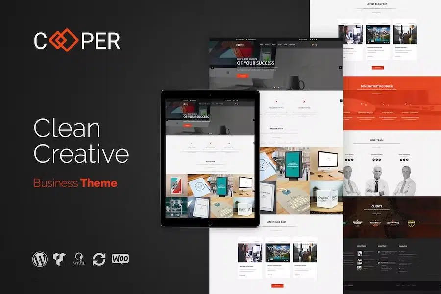 Cooper – Clean Creative Business Theme