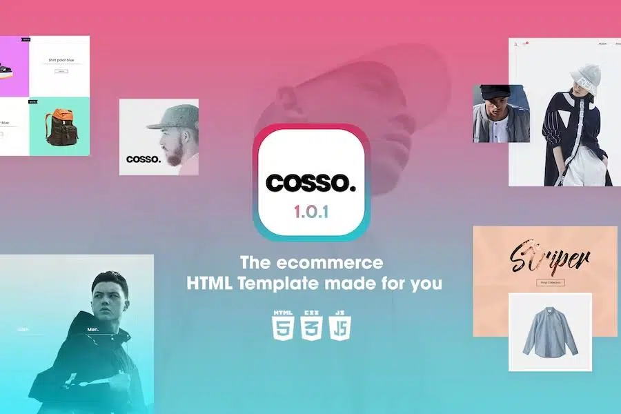 Cosso – Clean, Minimal Responsive HTML Template