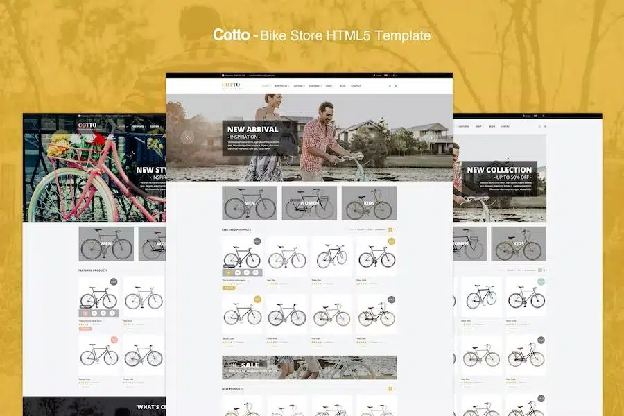 Cotto – Bike Store HTML5 template