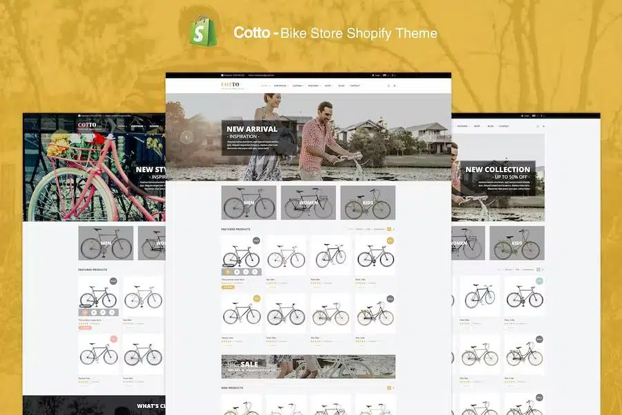 Cotto – Bike Store Shopify Theme