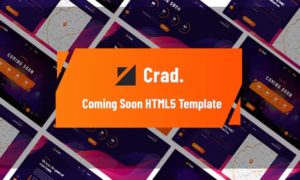 Crad – Creative Coming Soon HTML5 Template