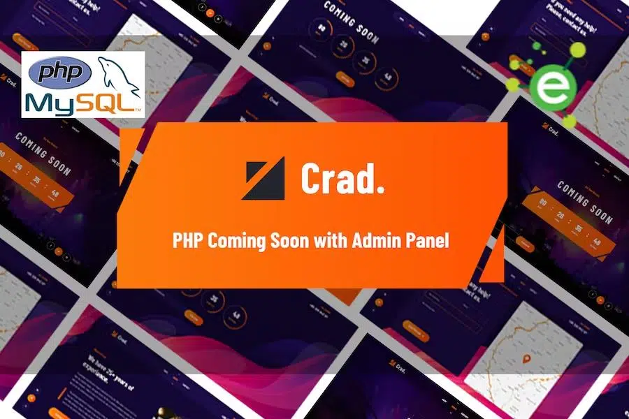 Crad – Creative Coming Soon HTML5 Template