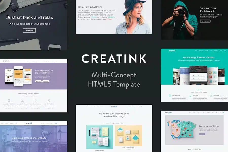 Crea;tink Multi-Concept HTML5 Template