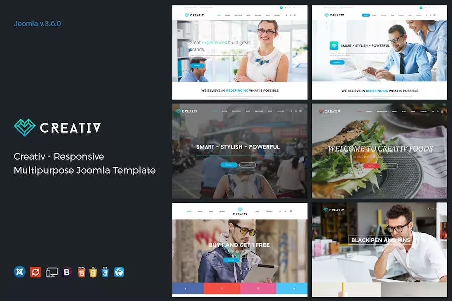 Creativ – Responsive Multipurpose Joomla Template Latest Version