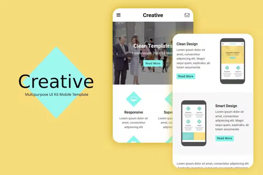 Creative – Multi-Purpose Mobile Template