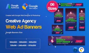 Creative, Startup Agency Banners HTML5 D41 – GWD