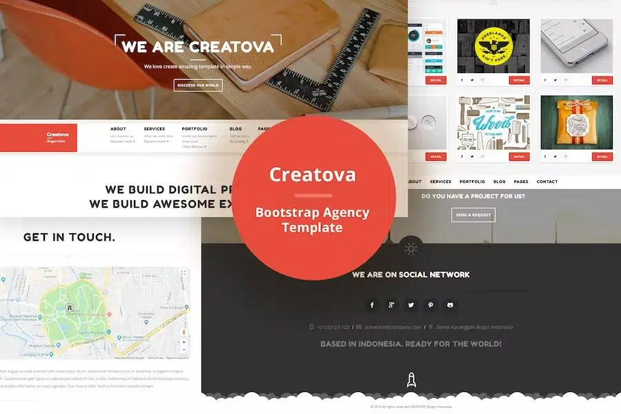 Creatova – Bootstrap Agency Template