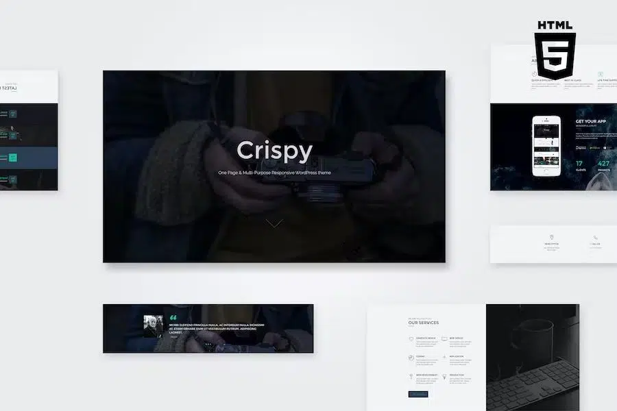 Crispy – One & Multi Page HTML