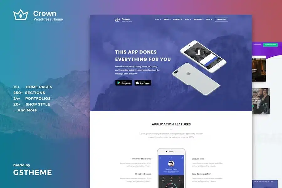 Crown – Multi Purpose WordPress Theme