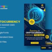 Cryptocurrency Bitcoin Animated Banner GWD
