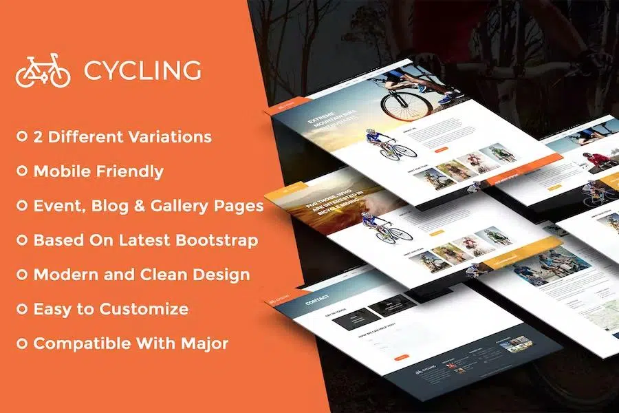 Cycling Multipurpose Responsive HTML Template