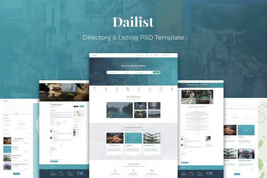 Dailist – Directory & Listing HTML Template