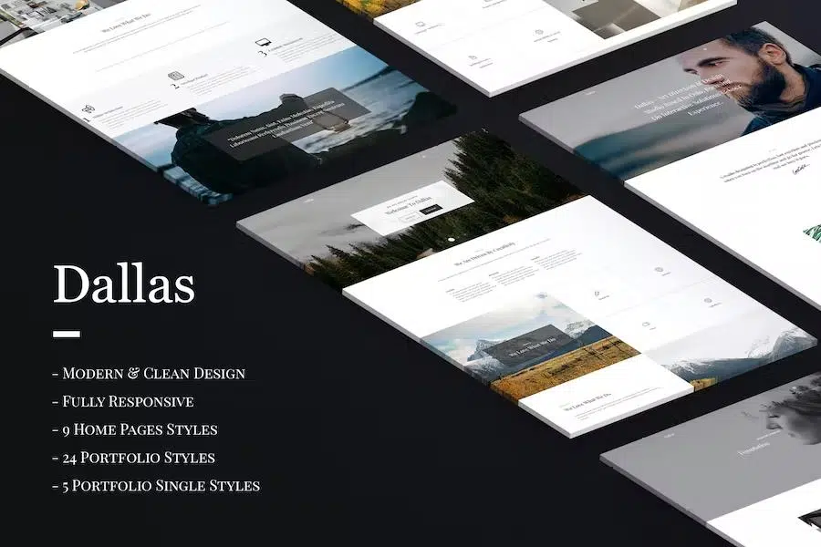 Dallas – Minimal Portfolio Template