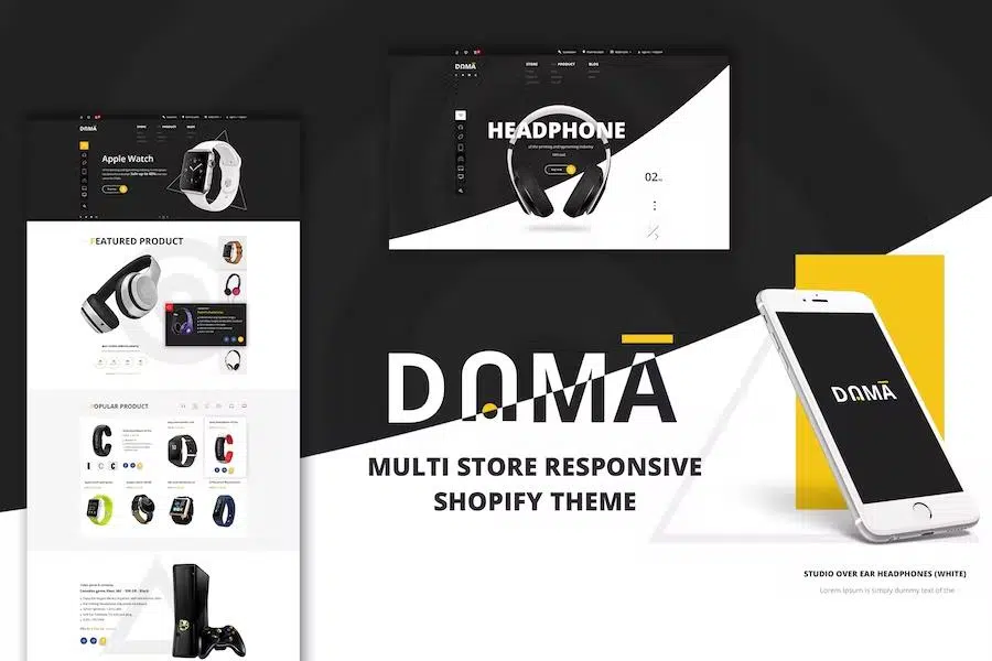 Dama – Multi Store Responsive Shopify Theme