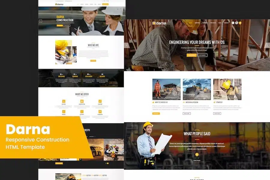 Darna – Building & Construction HTML5 Template