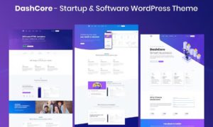 DashCore – Startup & Software WordPress Theme