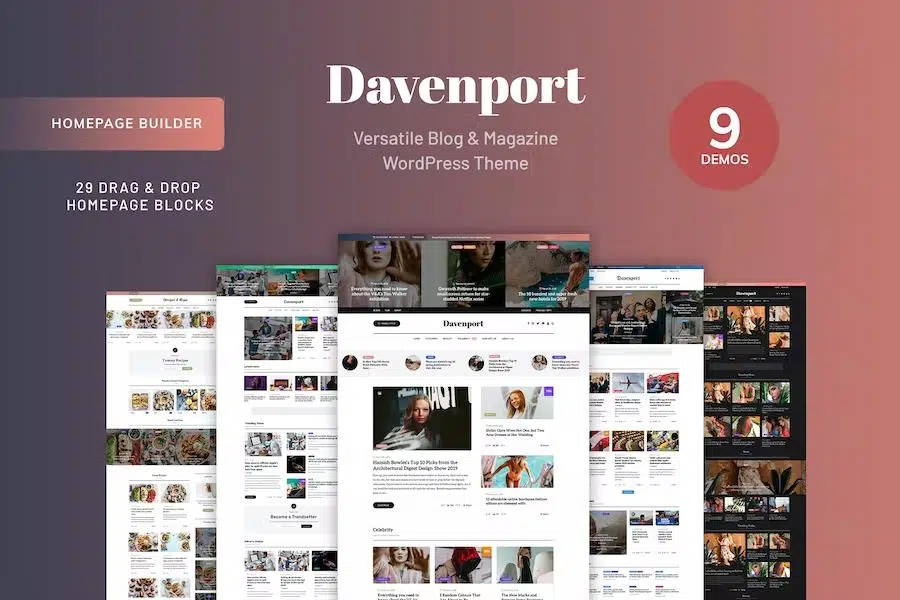 Davenport – Versatile Blog and Magazine WordPress Theme