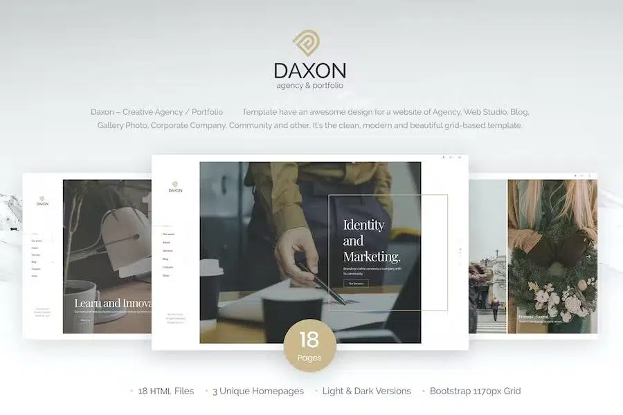 Daxon – Agency & Portfolio HTML5 Template