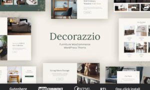 Decorazzio – Interior Design and Furniture Store WordPress Theme