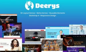 Deerys – Responsive Multi-Purpose HTML Template