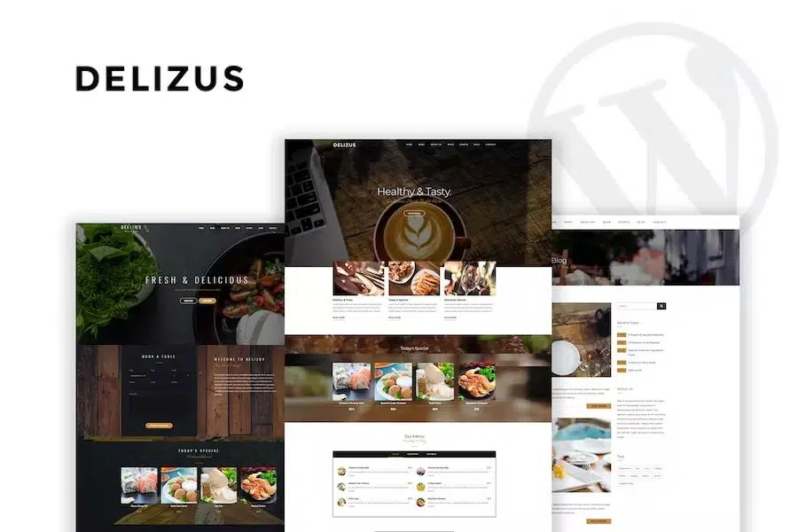 Delizus – Restaurant Cafe WordPress Theme