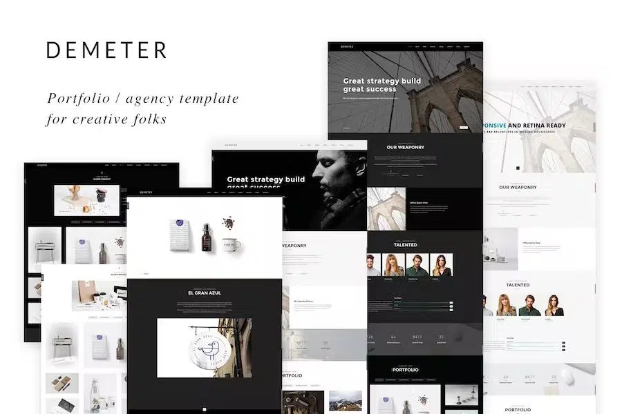 Demeter – Creative HTML5 Template