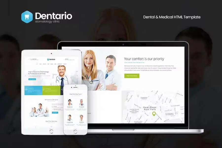 Dentario – Dentist & Medical HTML Template