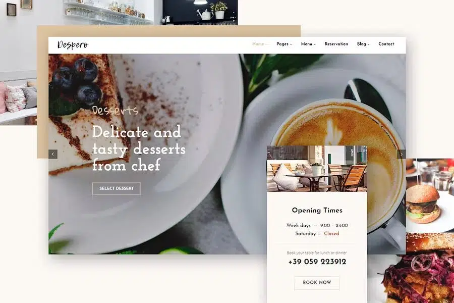 Despero – Cafe & Restaurant WordPress Theme