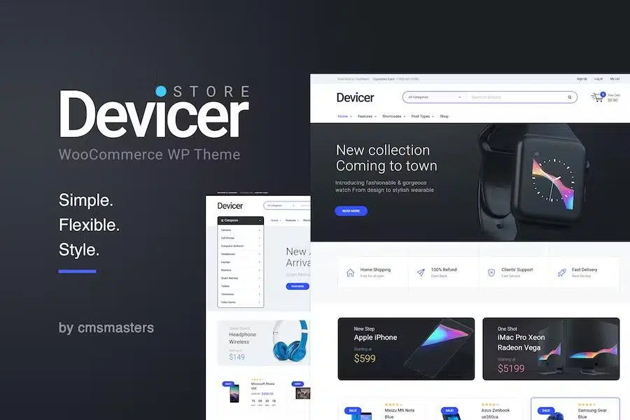 Devicer- Electronics, Mobile & Tech Store WordPress Theme