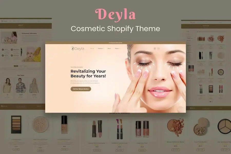 Deyla – Skincare Shopify Store