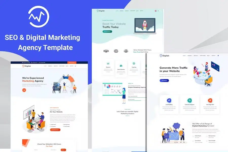 Digilab – SEO & Digital Marketing Agency Template