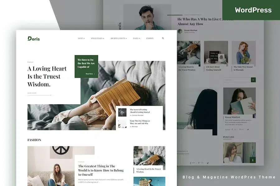 Doris – Creative WordPress Blog and Magazine Theme