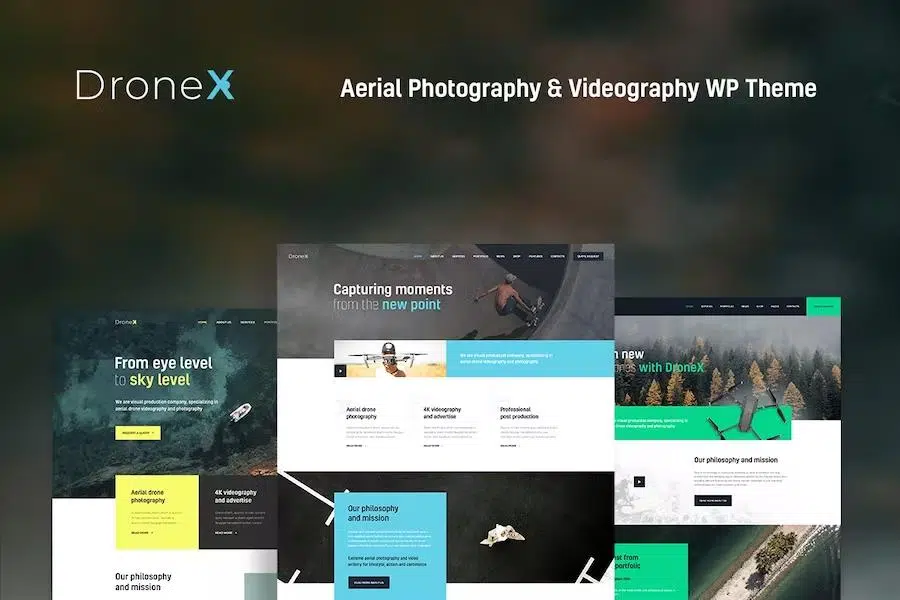 DroneX – Aerial Photography & Videography WordPress Theme