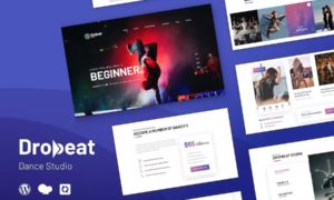 Dropbeat – Creative Dance Studio WordPress Theme